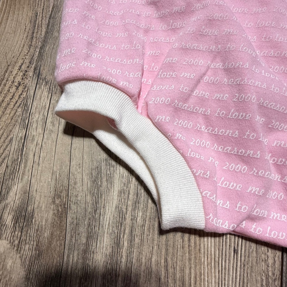 Vintage Alexis Romper Pink 2000 Reasons to Love Me Y2KKids Retro - Picture 9 of 9